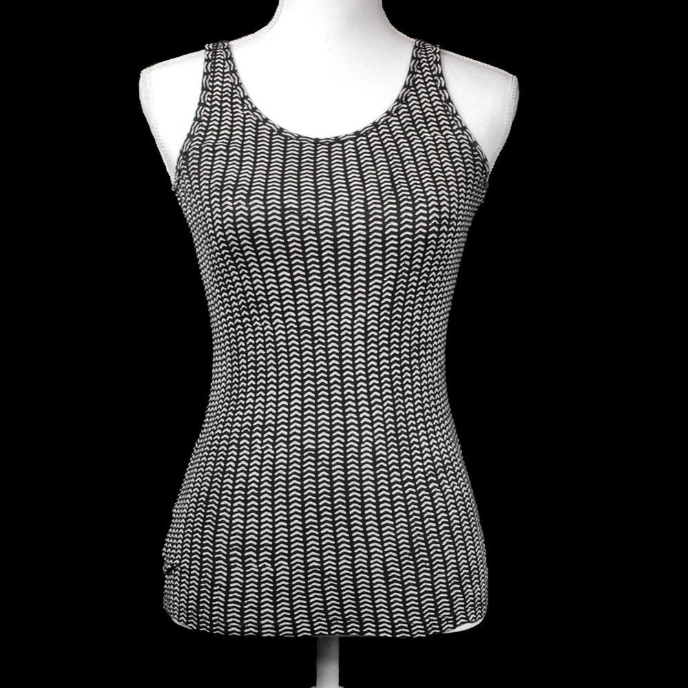 LOFT Black and White Top
